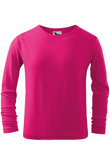 Bērnu T-krekls ar garām piedurknēm - aveņu, 158 cm / 12 gadi