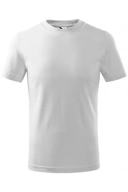 Bērnu vienkāršs T-krekls - balta, 110 cm / 4 gadi