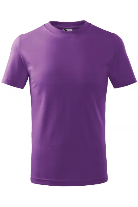 Bērnu vienkāršs T-krekls - violets, 110 cm / 4 gadi