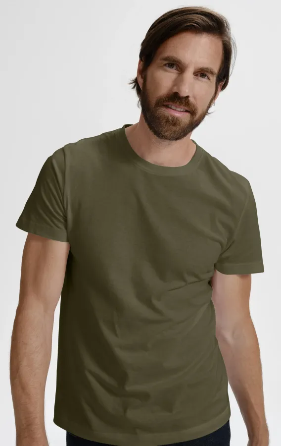 Vīriešu vienkāršais T-krekls, military Vīriešu vienkāršais T-krekls, military