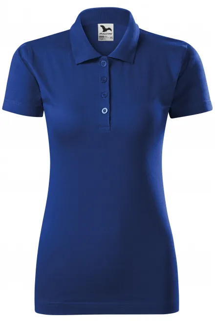Dāmas slim fit polo krekls - karaliski zils, L