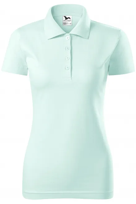 Dāmas slim fit polo krekls - ledus zaļš, L