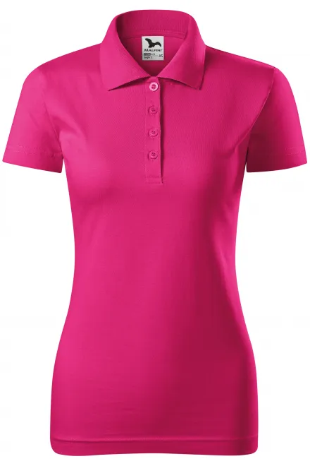 Dāmas slim fit polo krekls - violets, L
