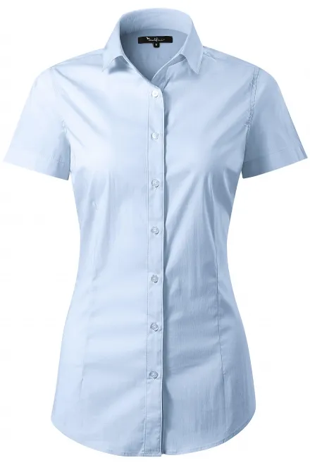Dāmu blūze Slim fit - gaiši zils, M