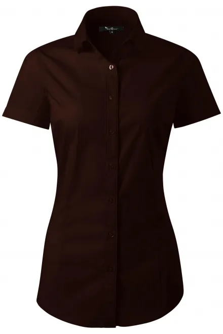 Dāmu blūze Slim fit - kafija, M