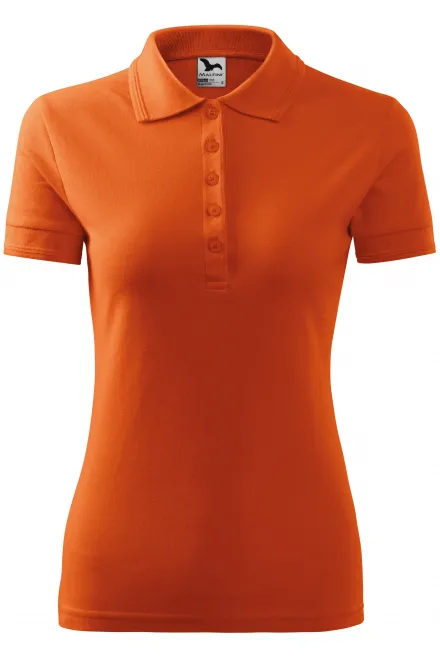 Dāmu elegants polo krekls - apelsīns, XS