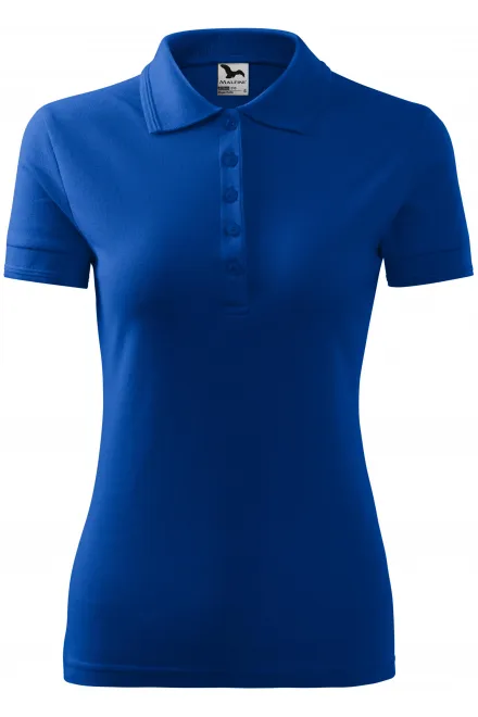 Dāmu elegants polo krekls - karaliski zils, XS