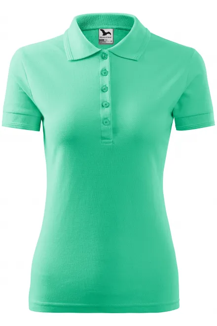 Dāmu elegants polo krekls - piparmētra, XS
