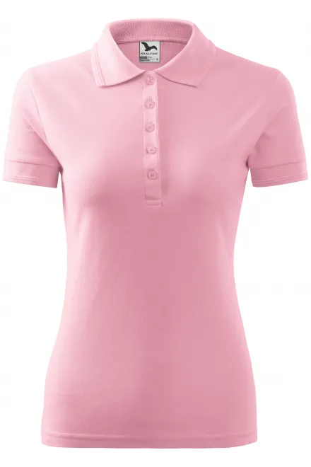 Dāmu elegants polo krekls - rozā, XS