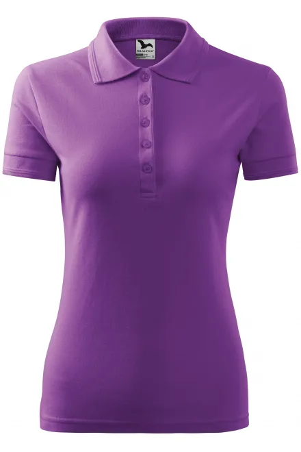 Dāmu elegants polo krekls - violets, XS