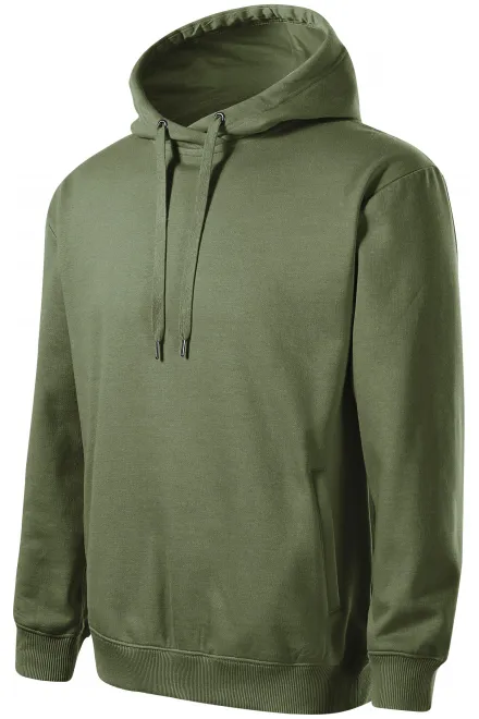 Ērts vīriešu kapuci, khaki