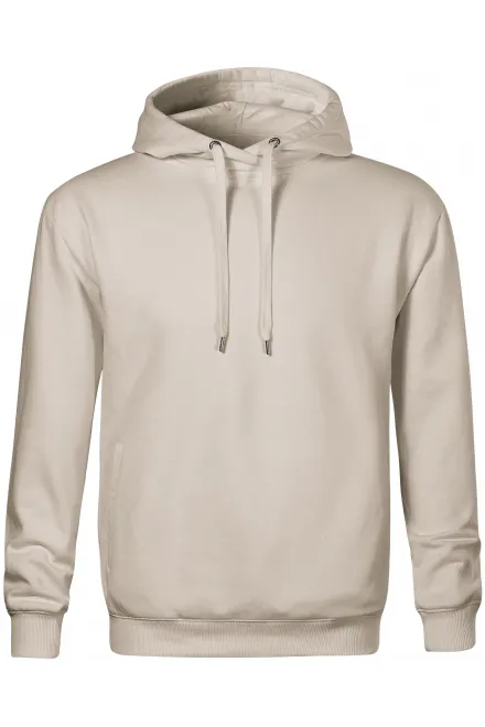 Ērts vīriešu kapuci - ledus pelēks, XL