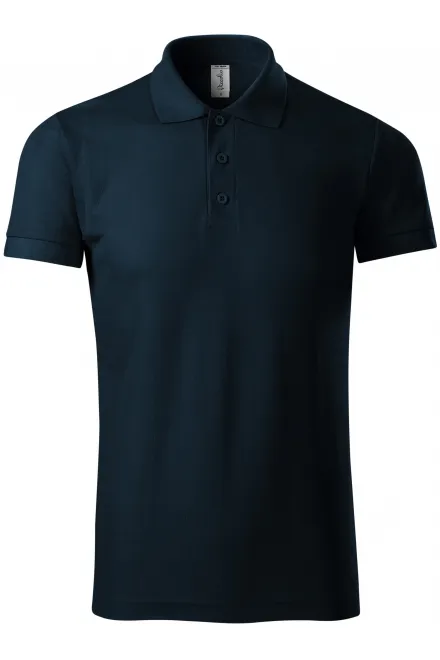 Ērts vīriešu polo krekls - tumši zils, 3XL