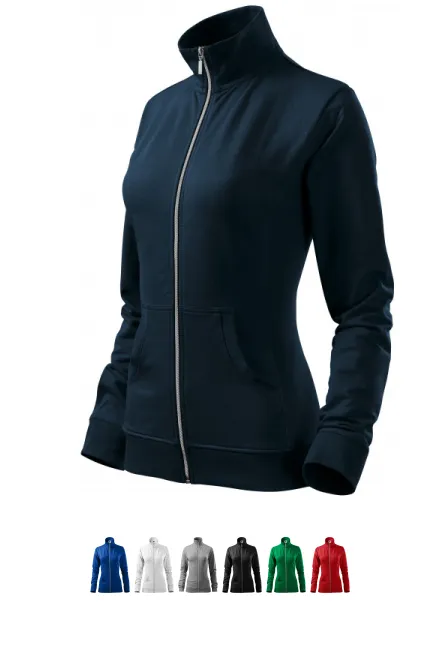 Dāmu sporta krekls bez kapuces, tumši zils