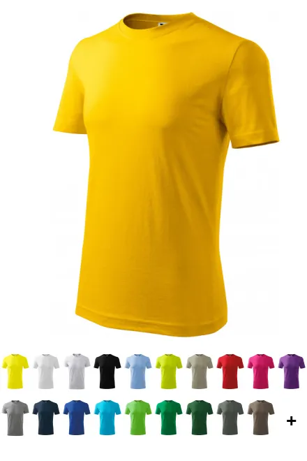 Vīriešu klasiskais T-krekls, dzeltens