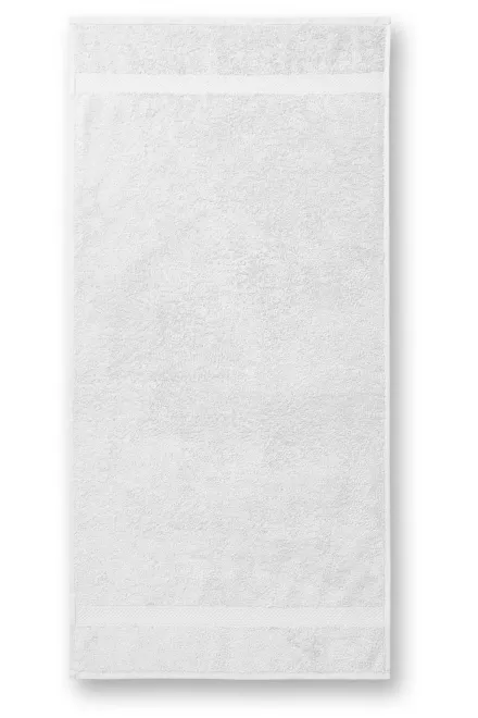 Kokvilnas smags dvielis, 50x100cm - balta, 50x100cm
