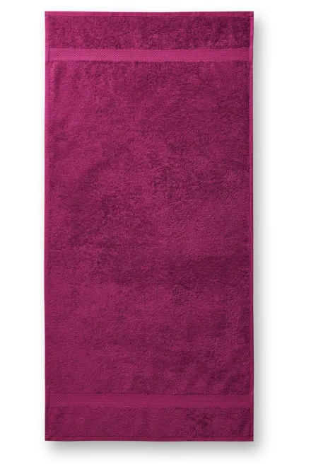 Kokvilnas smags dvielis, 50x100cm - fuchsia red, 50x100cm