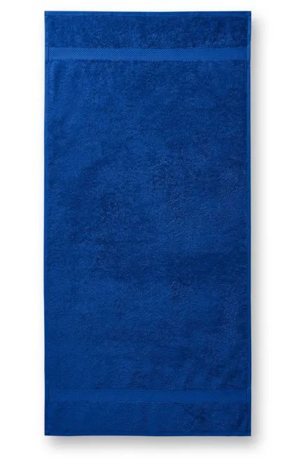 Kokvilnas smags dvielis, 50x100cm - karaliski zils, 50x100cm
