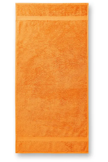 Kokvilnas smags dvielis, 50x100cm - mandarīns, 50x100cm