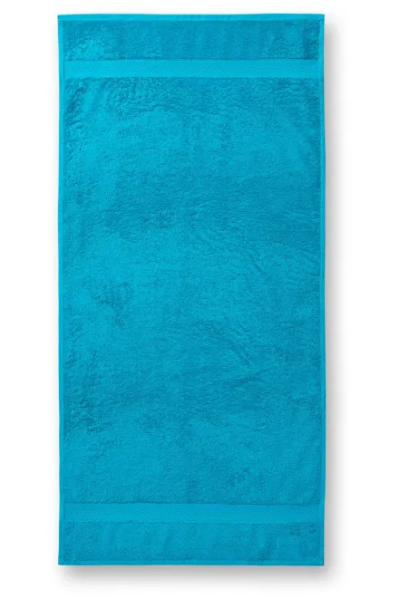 Kokvilnas smags dvielis, 50x100cm - tirkīza, 50x100cm
