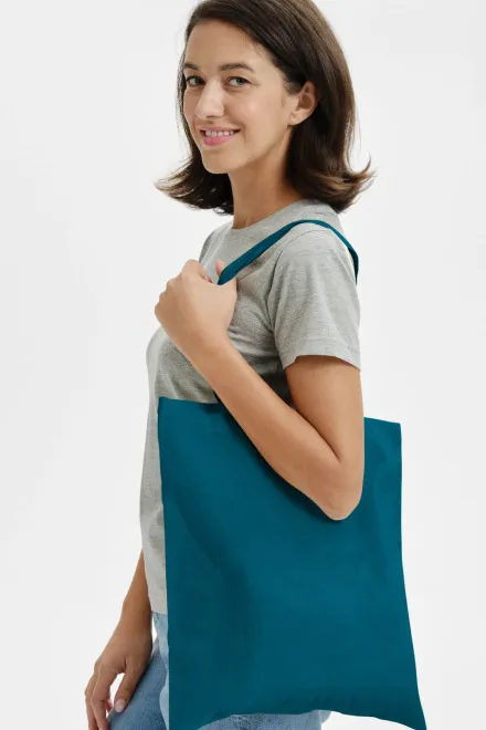 Maza iepirkumu soma, petrol blue