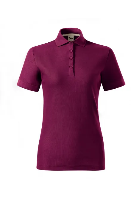 Sieviešu polo krekls no organiskās kokvilnas - fuksijas, 2XL