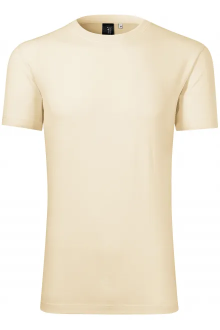 Vīriešu T-krekls no Merino vilnas - mandeļu, 3XL