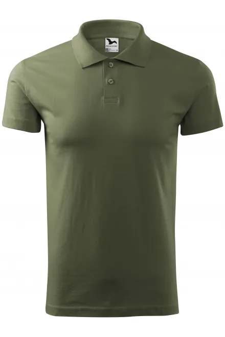 Vīriešu vienkāršs polo krekls - khaki, L